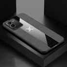 For vivo S15 XINLI Stitching Cloth Textue Shockproof TPU Phone Case(Grey) - 1