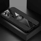 For vivo Y55s 5G XINLI Stitching Cloth Textue Shockproof TPU Phone Case(Black) - 1