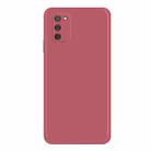 For Samsung Galaxy A02s EU Version Imitation Liquid Silicone Phone Case(Red) - 1