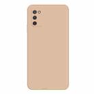 For Samsung Galaxy A03s EU Version Imitation Liquid Silicone Phone Case(Apricot) - 1