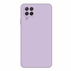 For Samsung Galaxy A22 4G Imitation Liquid Silicone Phone Case(Purple) - 1