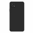 For Samsung Galaxy A22 5G Imitation Liquid Silicone Phone Case(Black) - 1