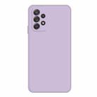 For Samsung Galaxy A52/A52s 5G Imitation Liquid Silicone Phone Case(Purple) - 1
