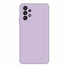 For Samsung Galaxy A73 5G Imitation Liquid Silicone Phone Case(Purple) - 1