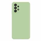 For Samsung Galaxy A73 5G Imitation Liquid Silicone Phone Case(Matcha Green) - 1