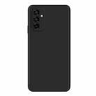 For Samsung Galaxy M23 Imitation Liquid Silicone Phone Case(Black) - 1
