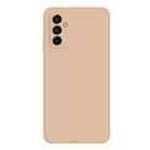 For Samsung Galaxy M23 Imitation Liquid Silicone Phone Case(Apricot) - 1