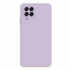 For Samsung Galaxy M33 Imitation Liquid Silicone Phone Case(Purple) - 1