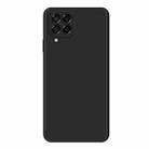 For Samsung Galaxy M53 Imitation Liquid Silicone Phone Case(Black) - 1