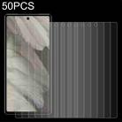 For Google Pixel 7a 50pcs 0.26mm 9H 2.5D Tempered Glass Film - 1