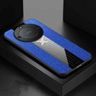 For Honor X40 XINLI Stitching Cloth Textue Shockproof TPU Phone Case(Blue) - 1