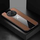 For Honor X30 XINLI Stitching Cloth Textue Shockproof TPU Phone Case(Brown) - 1