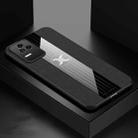 For Xiaomi Redmi K50 XINLI Stitching Cloth Textue Shockproof TPU Phone Case(Black) - 1