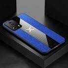 For Xiaomi Civi 2 XINLI Stitching Cloth Textue Shockproof TPU Phone Case(Blue) - 1