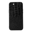 For Samsung Galaxy S23 5G Crocodile Texture Genuine Leather Phone Case(Black) - 1