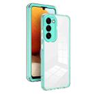 For Samsung Galaxy S23+ 5G Clear TPU Color PC Frame Phone Case(Light Green) - 1