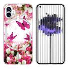 For Nothing Phone 1 2.0mm Airbag Shockproof IMD TPU Phone Case(Dancing Butterflies) - 1