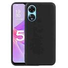 For OPPO A58x TPU Phone Case(Black) - 1