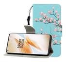 For One Plus 8 Pro Colored Drawing Horizontal Flip Leather Case with Holder & Card Slot & Wallet(Magnolia) - 1