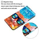 For One Plus 8 Pro Colored Drawing Horizontal Flip Leather Case with Holder & Card Slot & Wallet(Underwater Cat) - 6