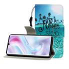 For Galaxy A31 Colored Drawing Horizontal Flip Leather Case with Holder & Card Slot & Wallet(Blue Coconut Grove) - 1