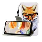 For LG K61 Colored Drawing Horizontal Flip Leather Case with Holder & Card Slot & Wallet(Fox) - 1