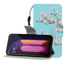 For LG V60 Colored Drawing Horizontal Flip Leather Case with Holder & Card Slot & Wallet(Magnolia) - 1