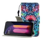 For LG V60 Colored Drawing Horizontal Flip Leather Case with Holder & Card Slot & Wallet(Mandala) - 1