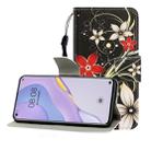 For Huawei Nova 7 Colored Drawing Horizontal Flip Leather Case with Holder & Card Slot & Wallet(Safflower) - 1