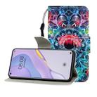 For Huawei Nova 7 Pro Colored Drawing Horizontal Flip Leather Case with Holder & Card Slot & Wallet(Mandala) - 1