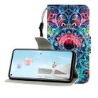 For Huawei Nova 7 SE Colored Drawing Horizontal Flip Leather Case with Holder & Card Slot & Wallet(Mandala) - 1