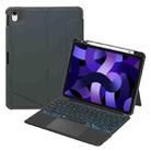 For iPad 10th Gen 10.9 2022 A-66 Touch Backlight Split Type Bluetooth Keyboard Leather Case - 1