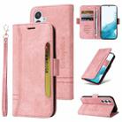 For Samsung Galaxy A54 5G BETOPNICE Dual-side Buckle Leather Phone Case(Pink) - 1