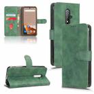 For Blackview BV5200 Skin Feel Magnetic Flip Leather Phone Case(Green) - 1