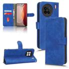 For vivo X90 Skin Feel Magnetic Flip Leather Phone Case(Blue) - 1