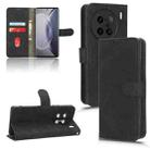 For  vivo X90 Pro+ Skin Feel Magnetic Flip Leather Phone Case(Black) - 1
