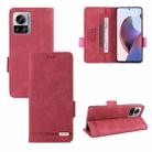 For Motorola Edge 30 Ultra / Moto X30 Pro Magnetic Clasp Flip Leather Phone Case(Red) - 1