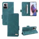 For Motorola Edge 30 Ultra / Moto X30 Pro Magnetic Clasp Flip Leather Phone Case(Green) - 1