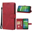 For Cricket Innovate E 5G 2022 Leather Phone Case(Red) - 1