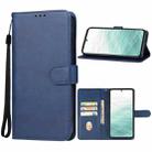 For Fujitsu Arrows N F-51C Leather Phone Case(Blue) - 1