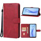 For ZTE Libero 5G III Leather Phone Case(Red) - 1