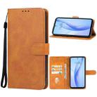 For ZTE Libero 5G III Leather Phone Case(Brown) - 1