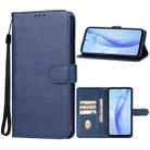 For ZTE Libero 5G III Leather Phone Case(Blue) - 1