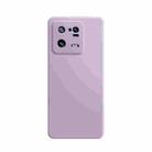 For Xiaomi 13 Pro Imitation Liquid Silicone Phone Case(Purple) - 1