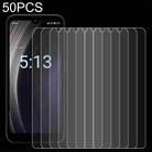 For Orbic Joy 4G RC608L 50pcs 0.26mm 9H 2.5D Tempered Glass Film - 1