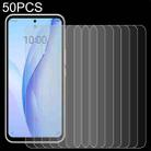 For ZTE Libero 5G III 50pcs 0.26mm 9H 2.5D Tempered Glass Film - 1