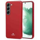 For Samsung Galaxy S23 5G GOOSPERY PEARL JELLY Shockproof TPU Phone Case(Red) - 1