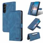 For Samsung Galaxy S23 5G AZNS Dream II Skin Feel Flip Leather Phone Case(Blue) - 1