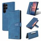 For Samsung Galaxy S23 Ultra 5G AZNS Dream II Skin Feel Flip Leather Phone Case(Blue) - 1