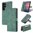 For Samsung Galaxy S23 Ultra 5G AZNS Dream II Skin Feel Flip Leather Phone Case(Green) - 1